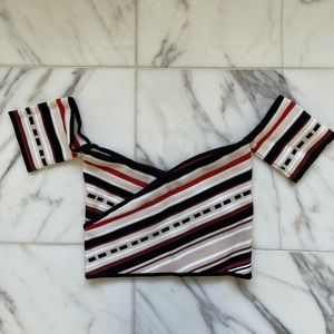 RONNY KOBO Knit Crop Top